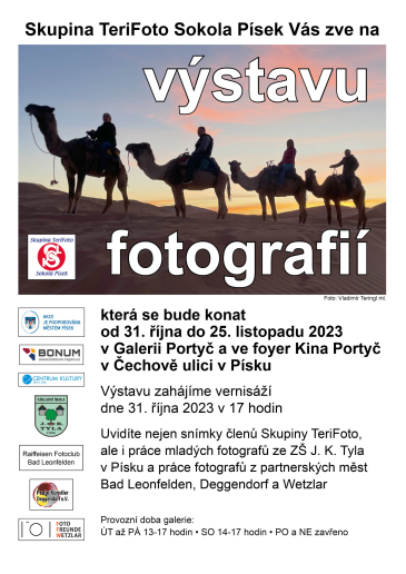 SKUPINA TERIFOTO SOKOLA PÍSEK - výstava fotografií